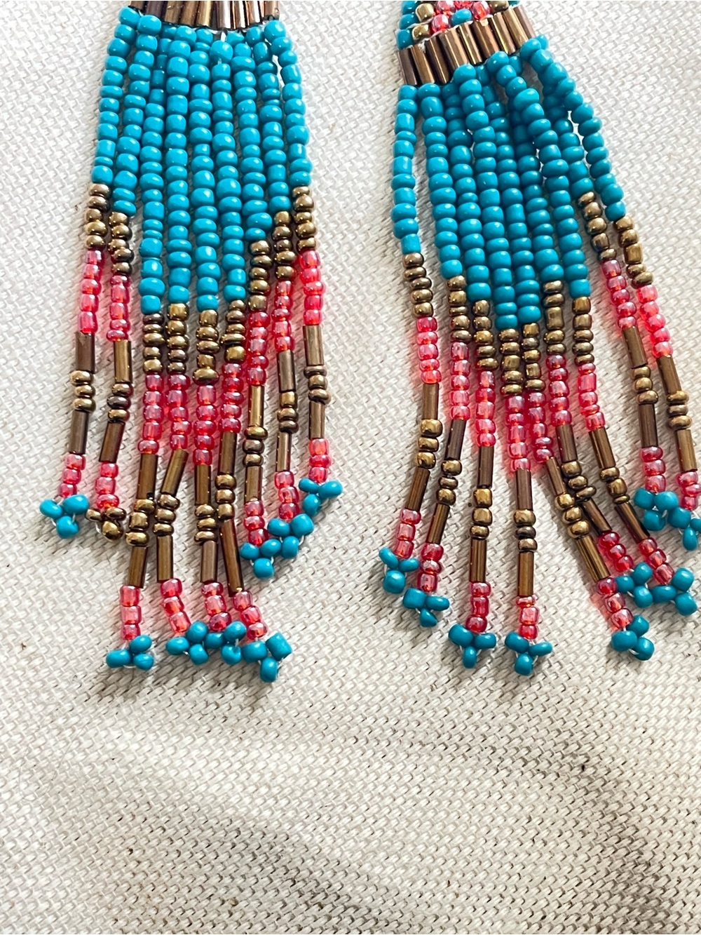 Large earrings - Picture 3 of 4